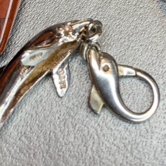 Vintage Kabana 925 Dolphin Bracelet & Earrings - Picture 4 of 5